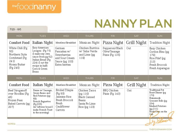 Printable Nanny Daily Schedule Template Printable Templates