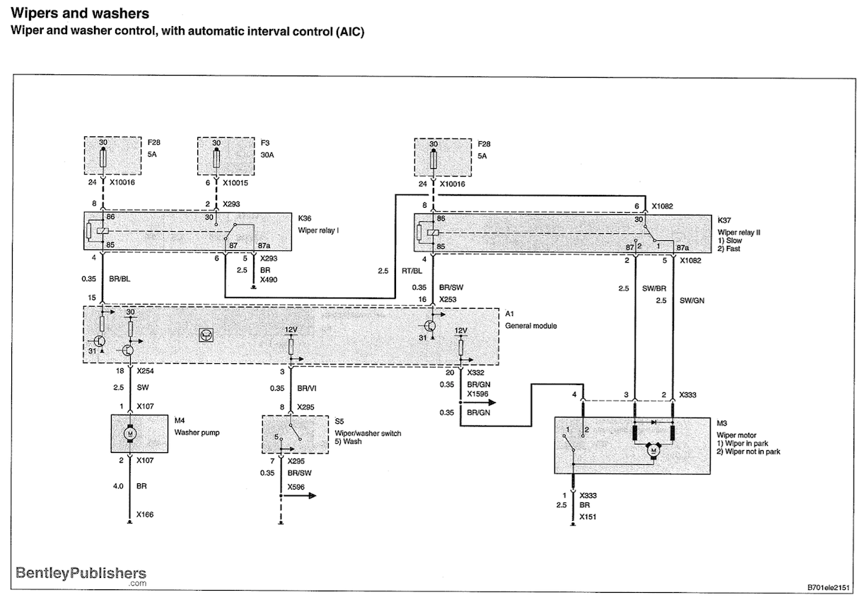 Universal Wiper Switch Wiring Diagram - Complete Wiring Schemas