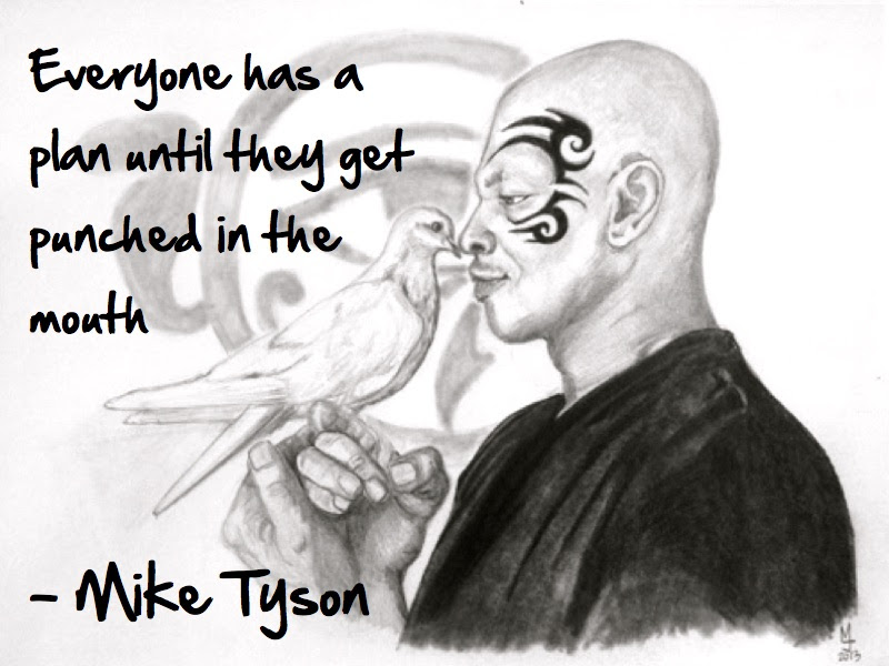 Mike Tyson quote portrait by MJ