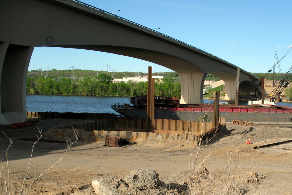 progress of the wakota bride crossing the mississippi river