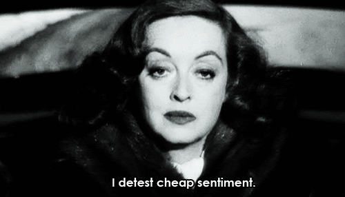 Bette Davis in &#8216;All About Eve&#8217;, 1950. (gif)
