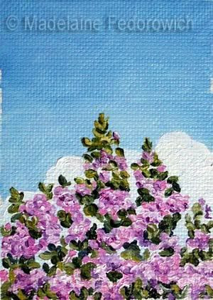 oil cherry blossom painting