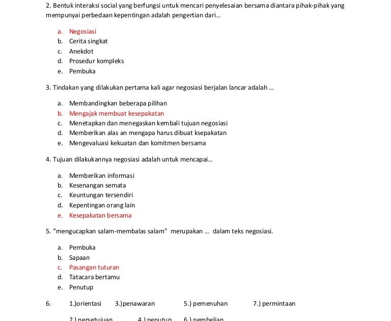 Sebutkan 6 Tindakan Yang Dilakukan Agar Negosiasi Berjalan Lancar Sebutkan Itu