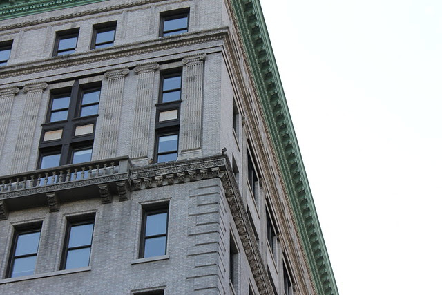 Silver Building, NYU, Washington Square, 2 Hawks