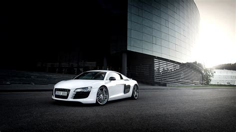 Download Wallpaper 1920x1080 Audi, R8, White, Building Full HD 1080p HD Background Download Wallpaper 1920x1080 Audi, R8, White, Building Full HD 1080p HD Background
