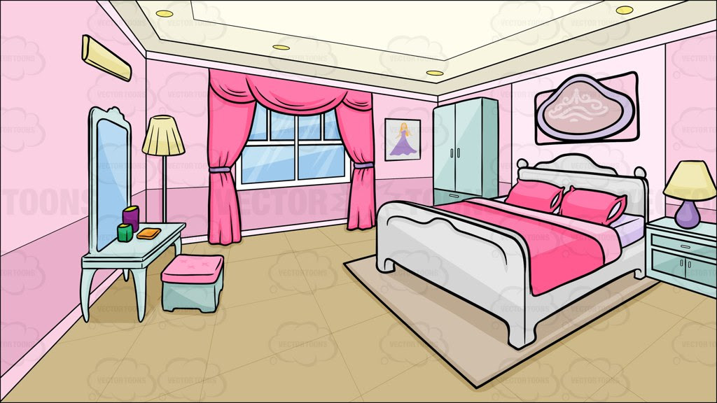 Bedroom Bed Cartoon Images