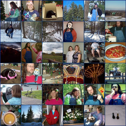 2009: a year of snow, festivals, gifts, trips, food, and overalls!