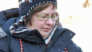 Theresa Spence on Parliament Hill at the start of her hunger strike Dec. 11. 