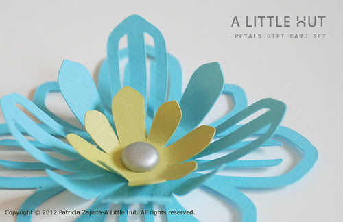petals gift card set