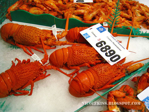 fresh lobsters