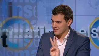 Albert Rivera, aquest dilluns, a "Els matins" de TV3