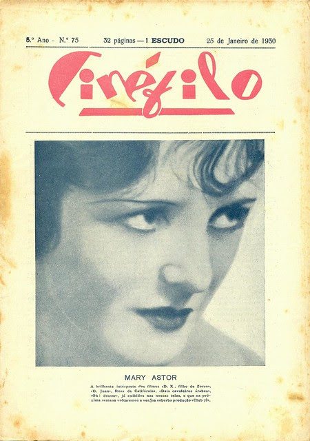 Cinéfilo, n.75, January 25, 1930 - cover