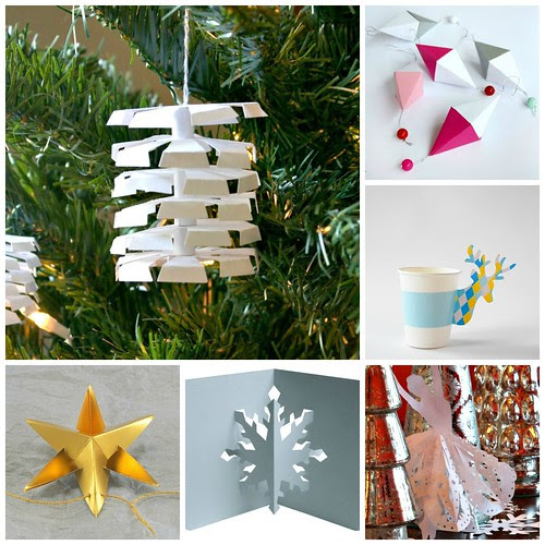 All Things Paper: Christmas Paper Craft Tutorial Round Up