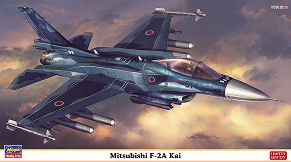 Hasegawa 1/72 Mitsubishi F-2A Kai (02390) English Color Guide & Paint Conversion Chart