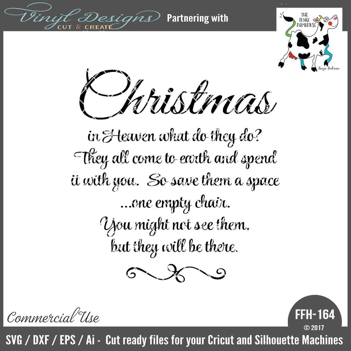 Free SVG Svg Christmas In Heaven 19280 File For Silhouette