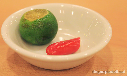 Calamansi and Chili for Sauce