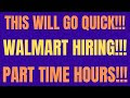 This Will Go Quick | Walmart Is Hiring | Work From Home Job | Part Time Hours | Online Jobs
