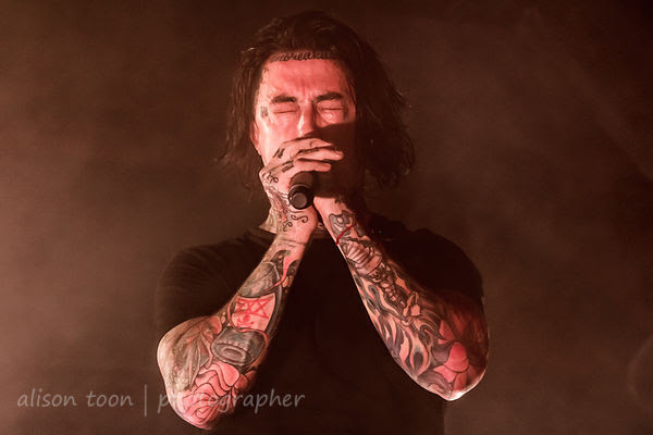 Ronnie Radke, vocals, Falling In Reverse