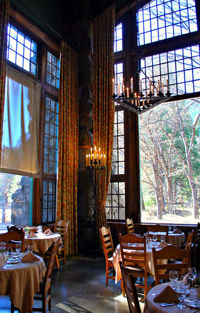 The Dining Room of the Ahwahnee Hotel Alcove Seating Area