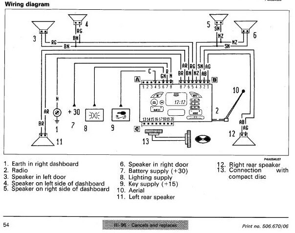 Head Unit Iso Wiring Diagram