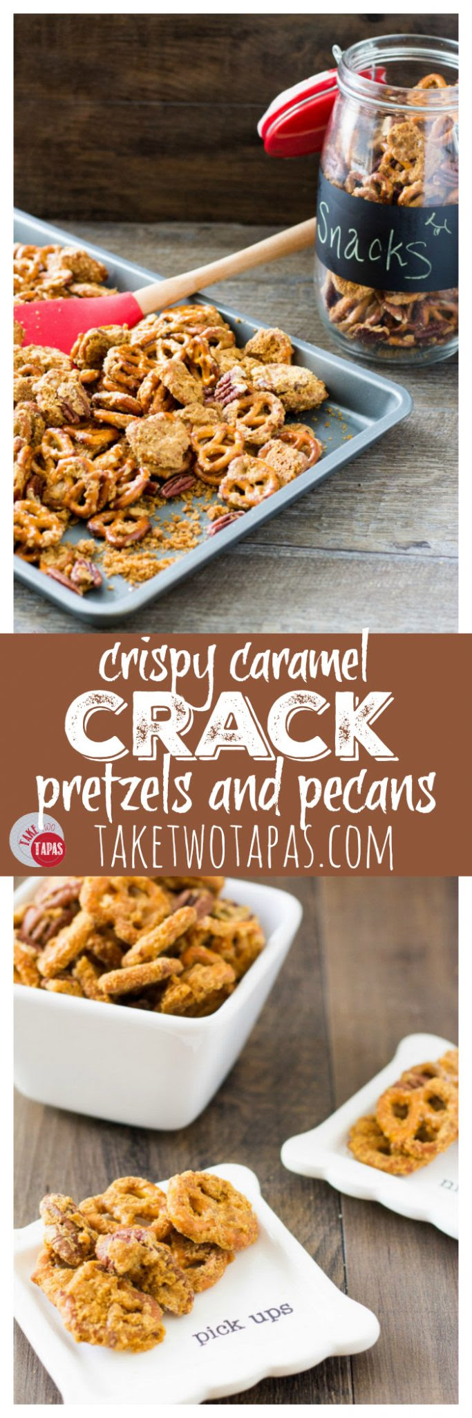 Crack Pretzels With Crispy Caramel and Pecans