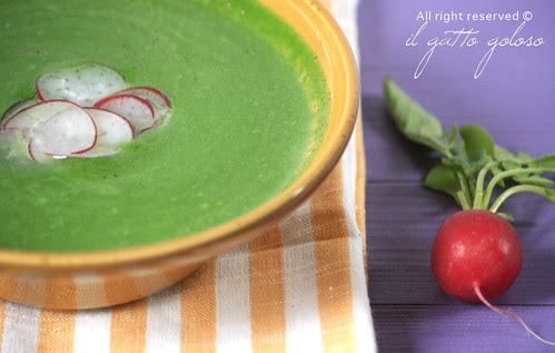 crema di spinaci e latte di cocco