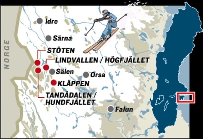Sälen Karta Sverige | Karta