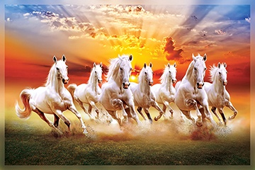 Vastu Shastra 7 Horse Images Hd Wallpaper Download 3d