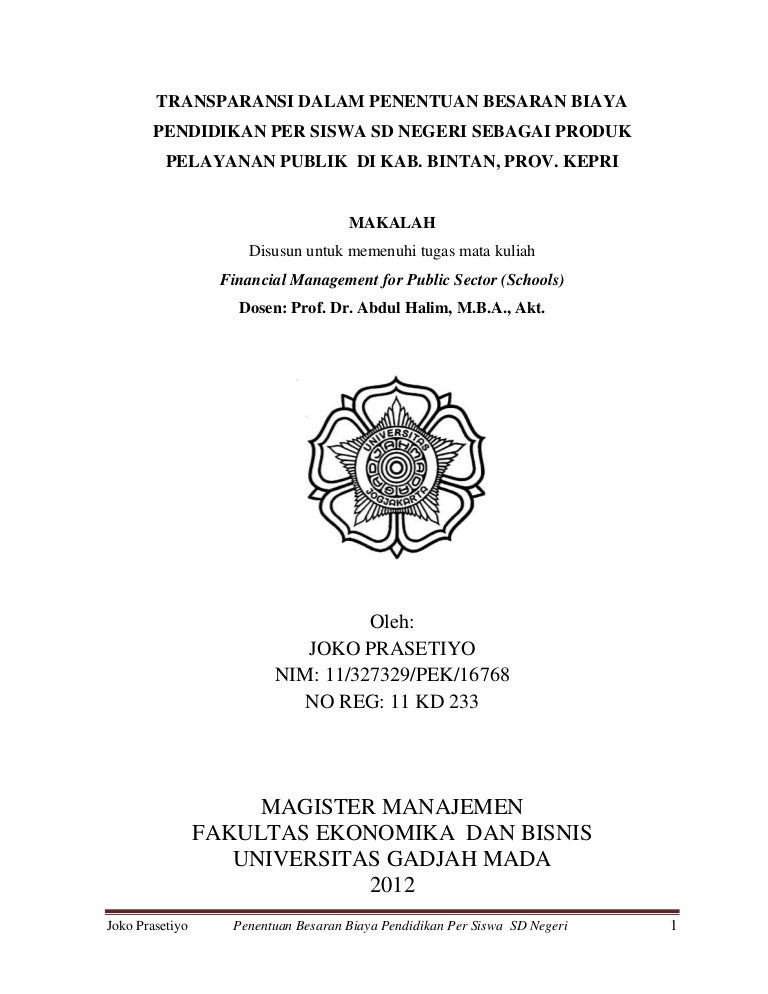 Contoh Proposal Skripsi Akuntansi Keuangan Pdf Kumpulan Berbagai Skripsi