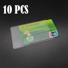 Waterproof Pvc Id Credit Card Holder Silicone Plastic Card Protector Case 