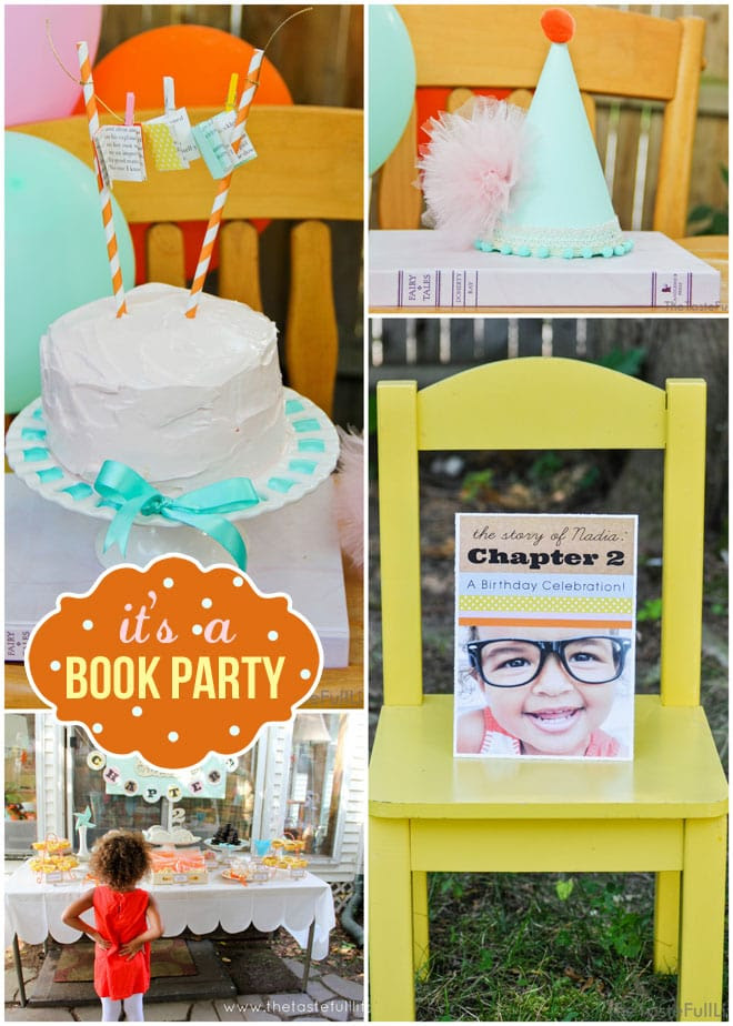 Adorable Book Themed 2nd  Birthday Party
