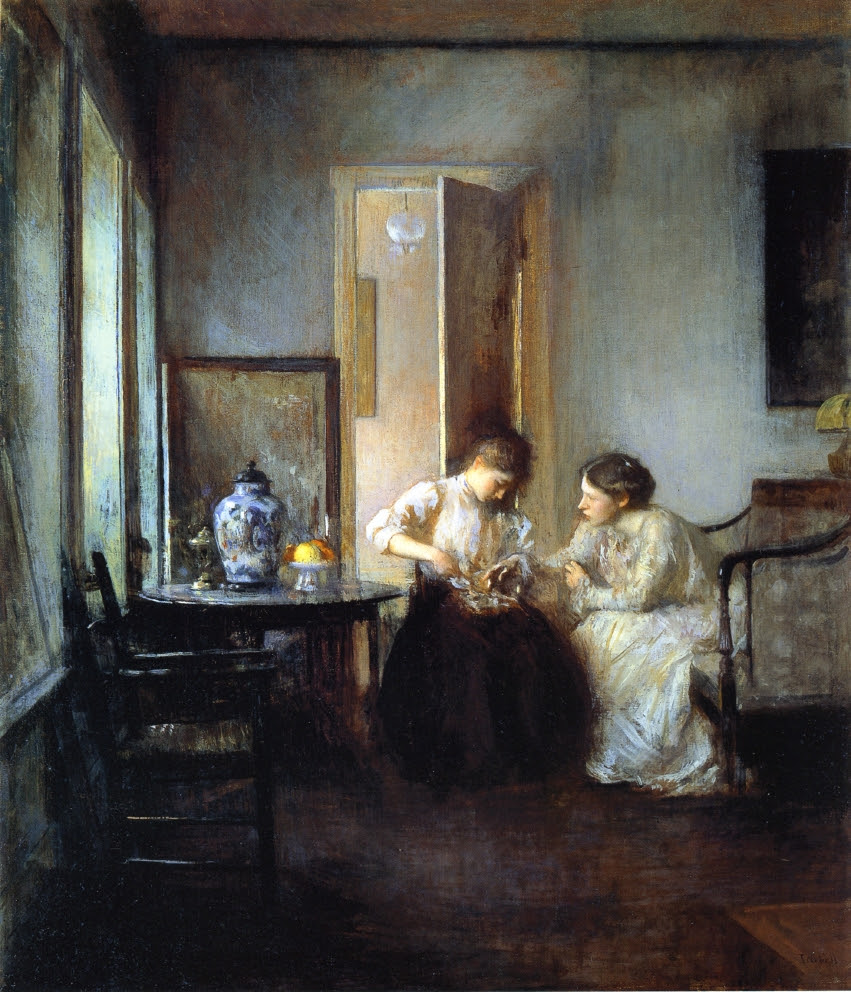 Edmund C. Tarbell, New England Interior Edmund C. Tarbell, New England Interior