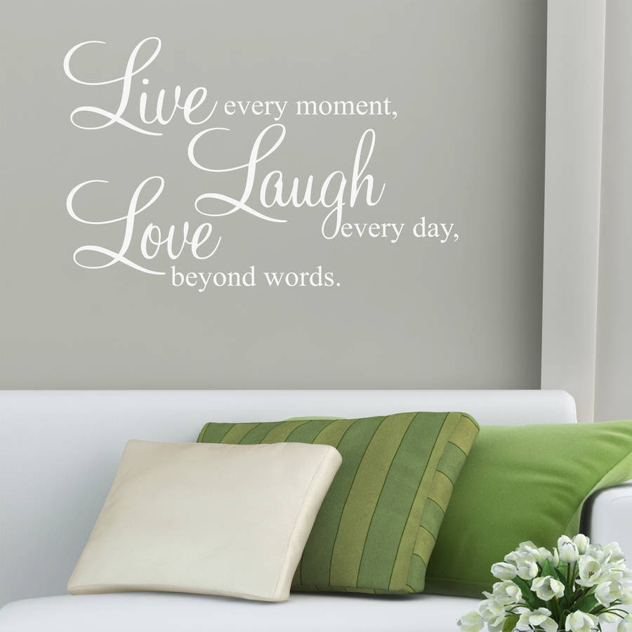 \u002639;live laugh love\u002639; wall stickers quotes by parkins interiors notonthehighstreet.com \u002639;live laugh love\u002639; wall stickers quotes by parkins interiors notonthehighstreet.com