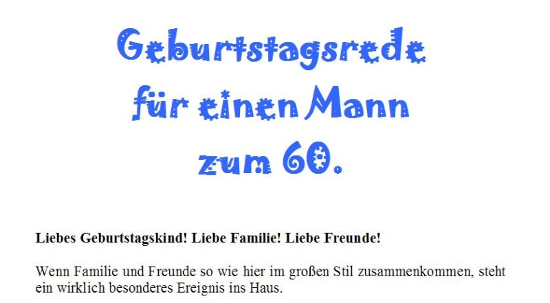 Zum 60 Geburtstag Mann, Einladungstexte... geburtstagsglückwünsche lustig