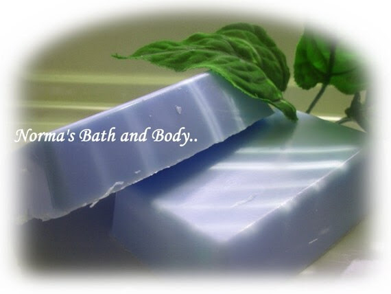 handmade goats milk lavender glycerin soap