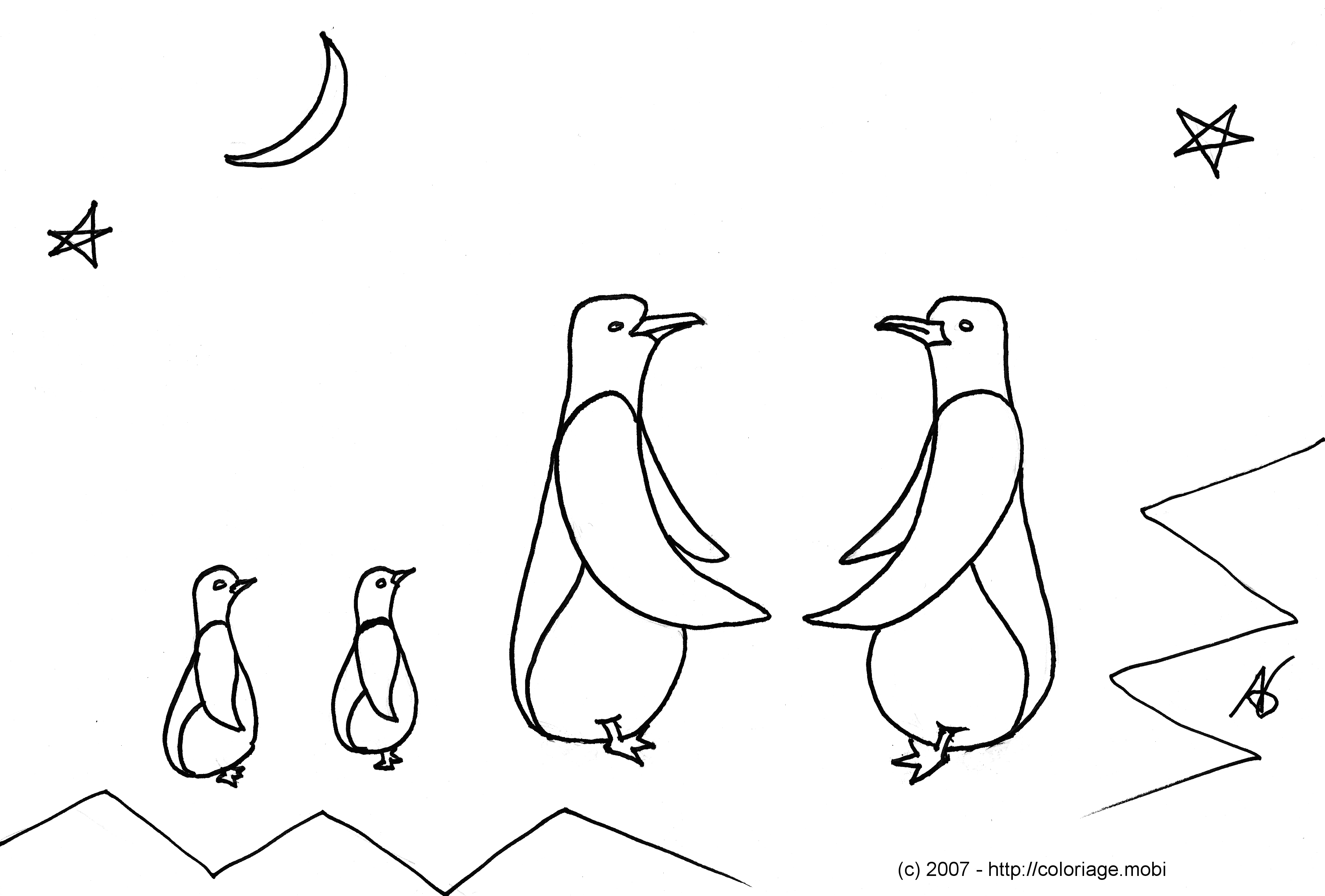 Animaux De La Banquise Coloriage  Haut Coloriage HDImages et