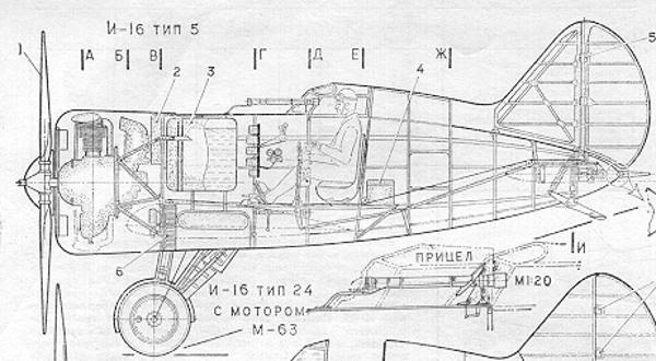 И 16 тип 5 чертежи Pin on Polikarpov I 16 Rata