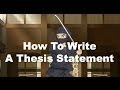 Teaching Thesis Statements with Lesson Ideas | ELA Common Core Lesson Plans - How to write thesis