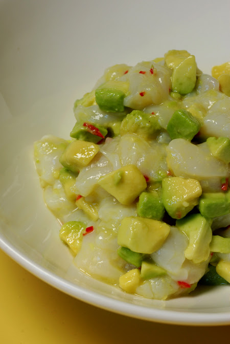 Avocado and Scallop Salsa© by Haalo