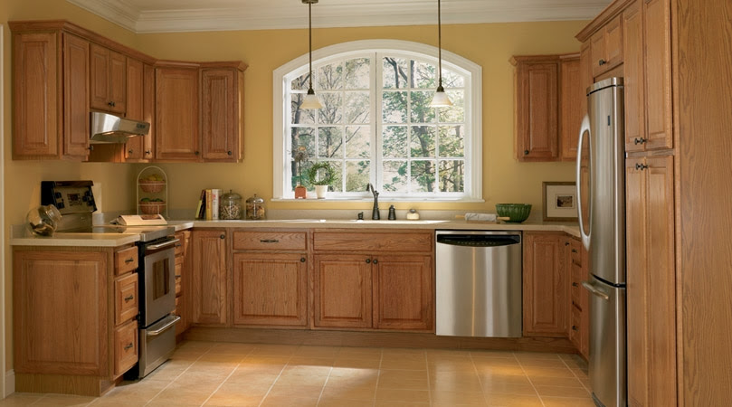 Modern Kitchen Designs With Oak Cabinets, Light Oak Cabinet Kitchen Designs