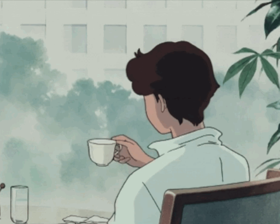 Featured image of post Aesthetic Anime Boy Drinking Coffee