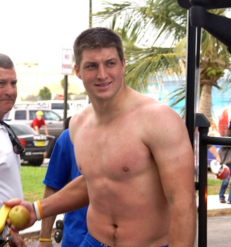 Male Celebrities Tim Tebow Shirtless For Jockey Ad Campaign