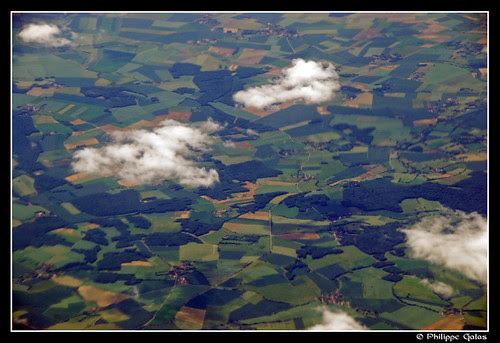 France vue d'en haut - patchwork