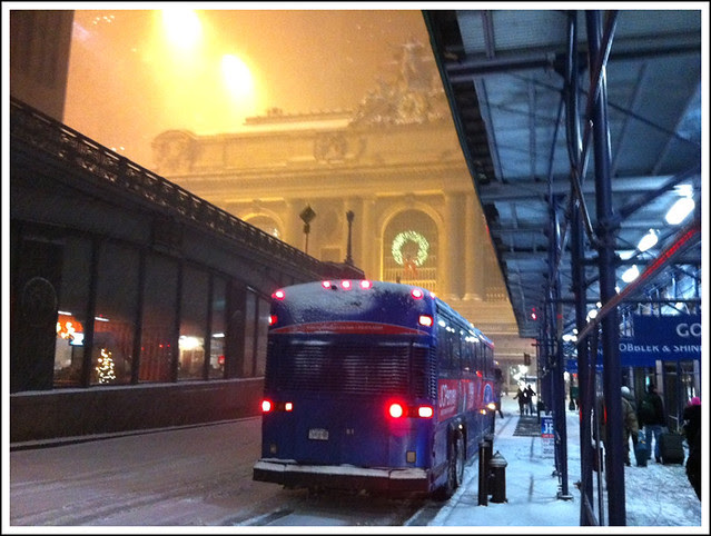 Grand Central In Snow
