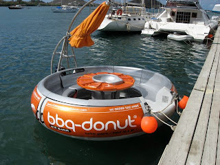 Interesting BBQ method. See post about cleaning grills :) BBQ Donut