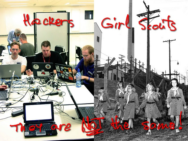 hackers vs. girl scouts