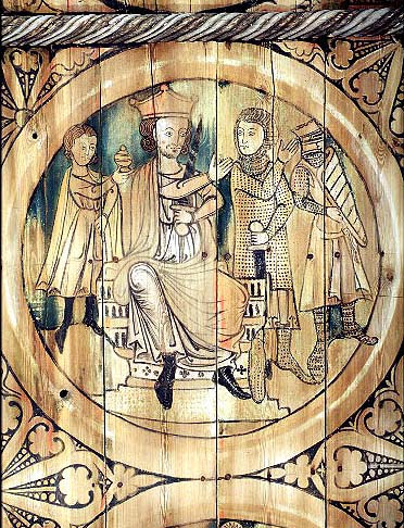 Herode ordonne le massacre des saints Innocents, fresque medievale de Suede