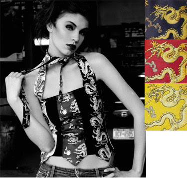 Dragon Tie Top by Amy Weis