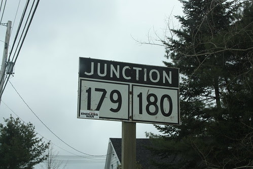 Old Maine Junction 179 and 180 uni-sign