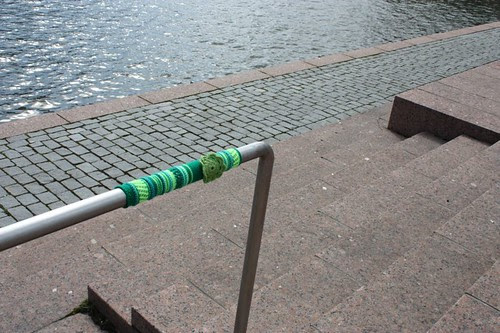 Knit graffiti - Itämeren Amsterdam 2